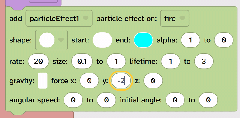 Change the force direction.