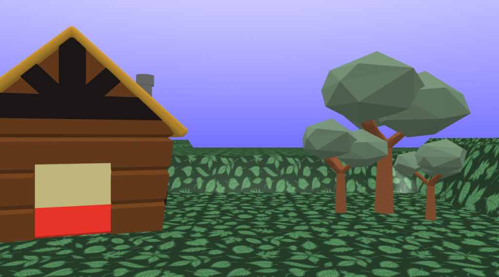 The three trees all look a little different.