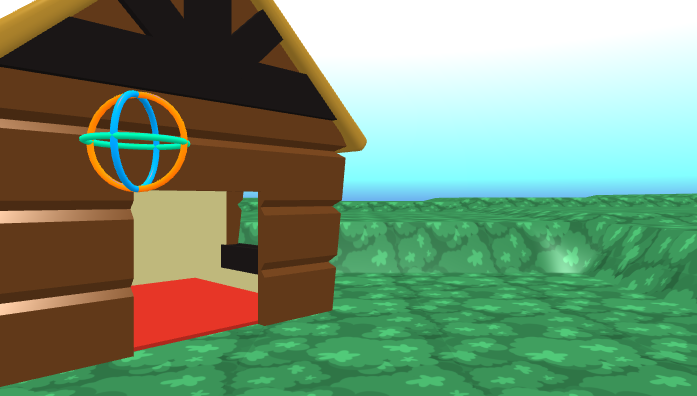 A house has been rotated in Flock XR.